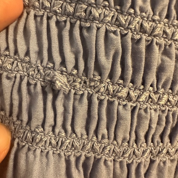 Aritzia Wilfred Midi Baskerville Dress in Blue - Size M - Picture 5 of 5